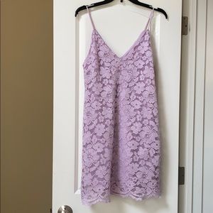 Leith  beautiful lace lined dress lilac size small